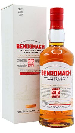 Benromach - Cask Strength Batch #1 Single Malt Scotch 2012 10 year old Whisky