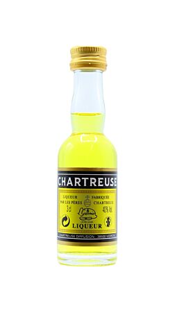 Chartreuse - Yellow Herbal Liqueur Miniature