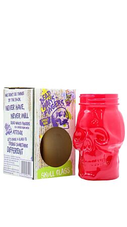 Dead Man's Fingers Raspberry Skull Glass