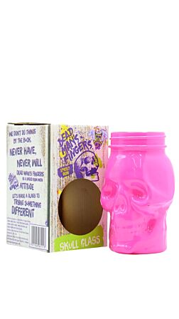 Dead Man's Fingers Coloured Skull Glass