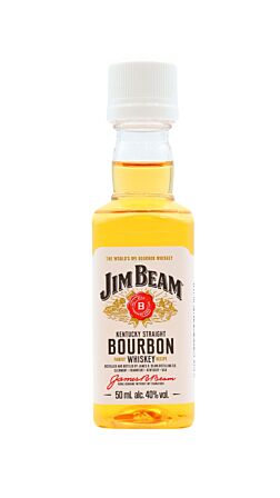 Jim Beam - White Label Kentucky Straight Bourbon 4 year old Whiskey Miniature