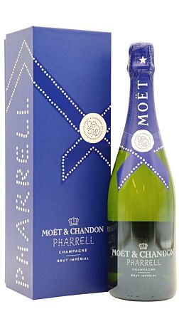 Moet & Chandon - Pharrell Williams Limited Edition - Midnight Blue - Imperial Brut NV Champagne