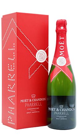Moet & Chandon - Pharrell Williams Limited Edition - Deep Red - Imperial Brut NV Champagne