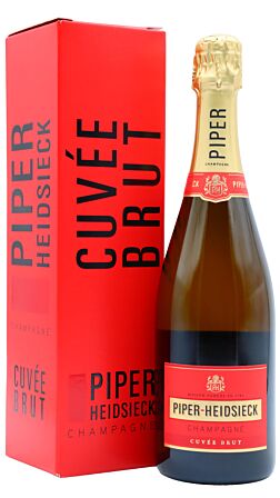 Piper-Heidsieck - Cuvee Brut NV Champagne (Includes Gift Box)