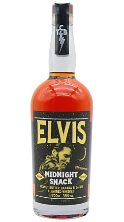 Elvis - Midnight Snack Peanut Butter, Banana & Bacon Flavoured Whiskey