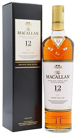 The Macallan - Sherry Oak Highland Single Malt Scotch 12 year old Whisky (Old Bottling)