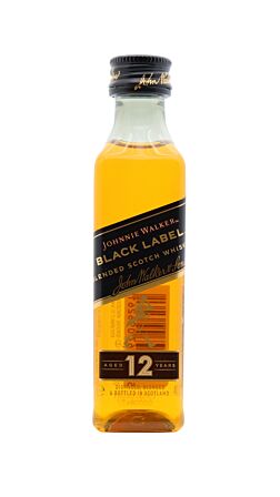 Johnnie Walker - Black Label Blended Scotch 12 year old Whisky Miniature