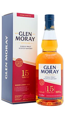 Glen Moray - Elgin Heritage Speyside Single Malt Scotch 15 year old Whisky