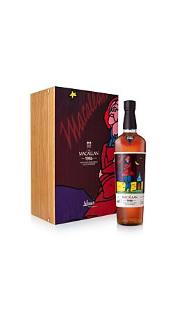 The Macallan - Valerio Adami: Romantica Single Malt Scotch 1986 40 year old Whisky