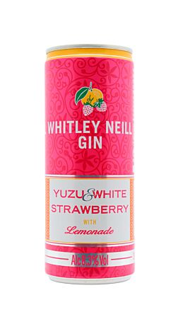 Whitley Neill - Yuzu & Strawberry Gin & Lemonade Cocktail