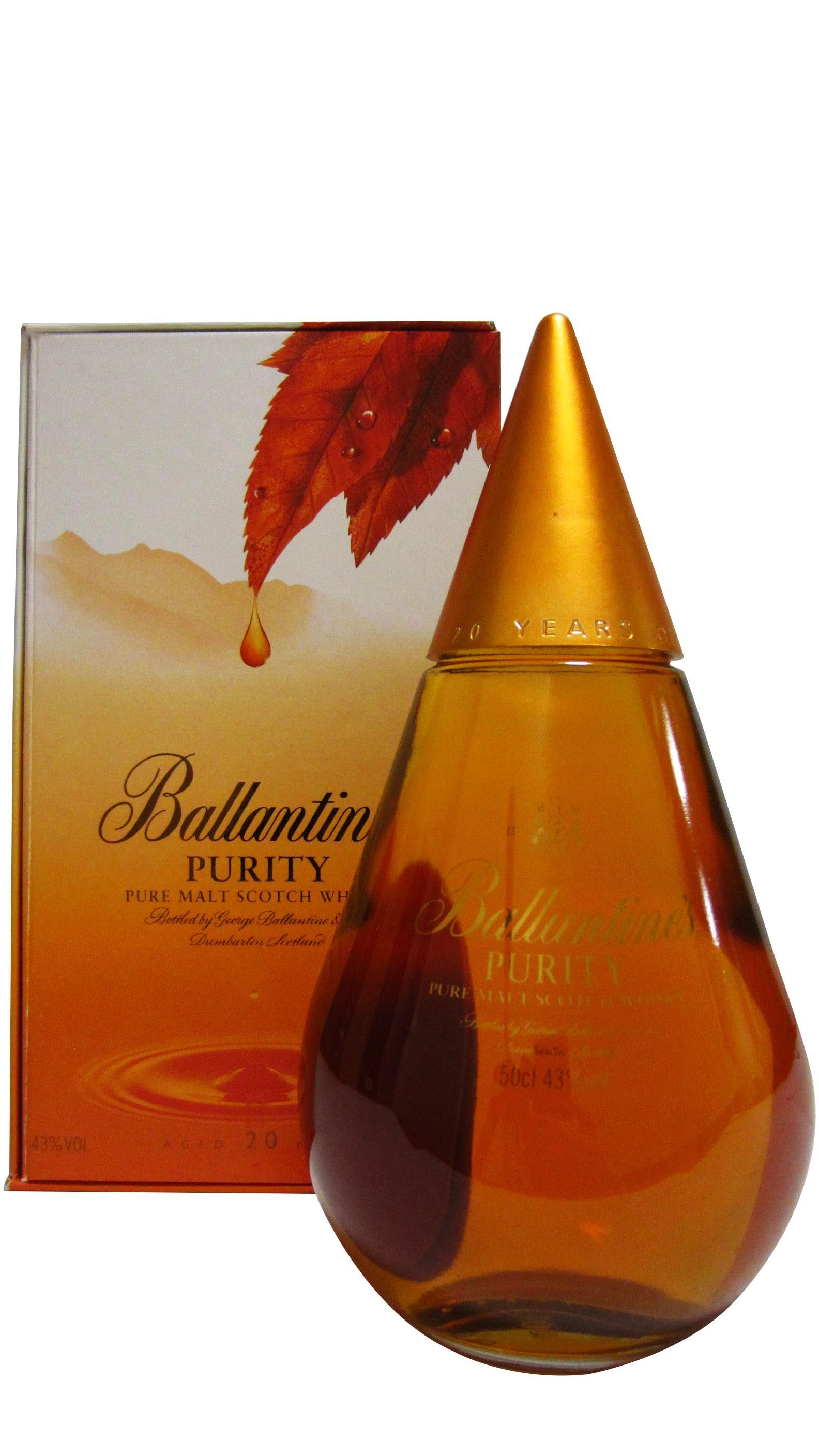 Ballantines - 20 year old Purity Blended Scotch Whisky 50cl 43