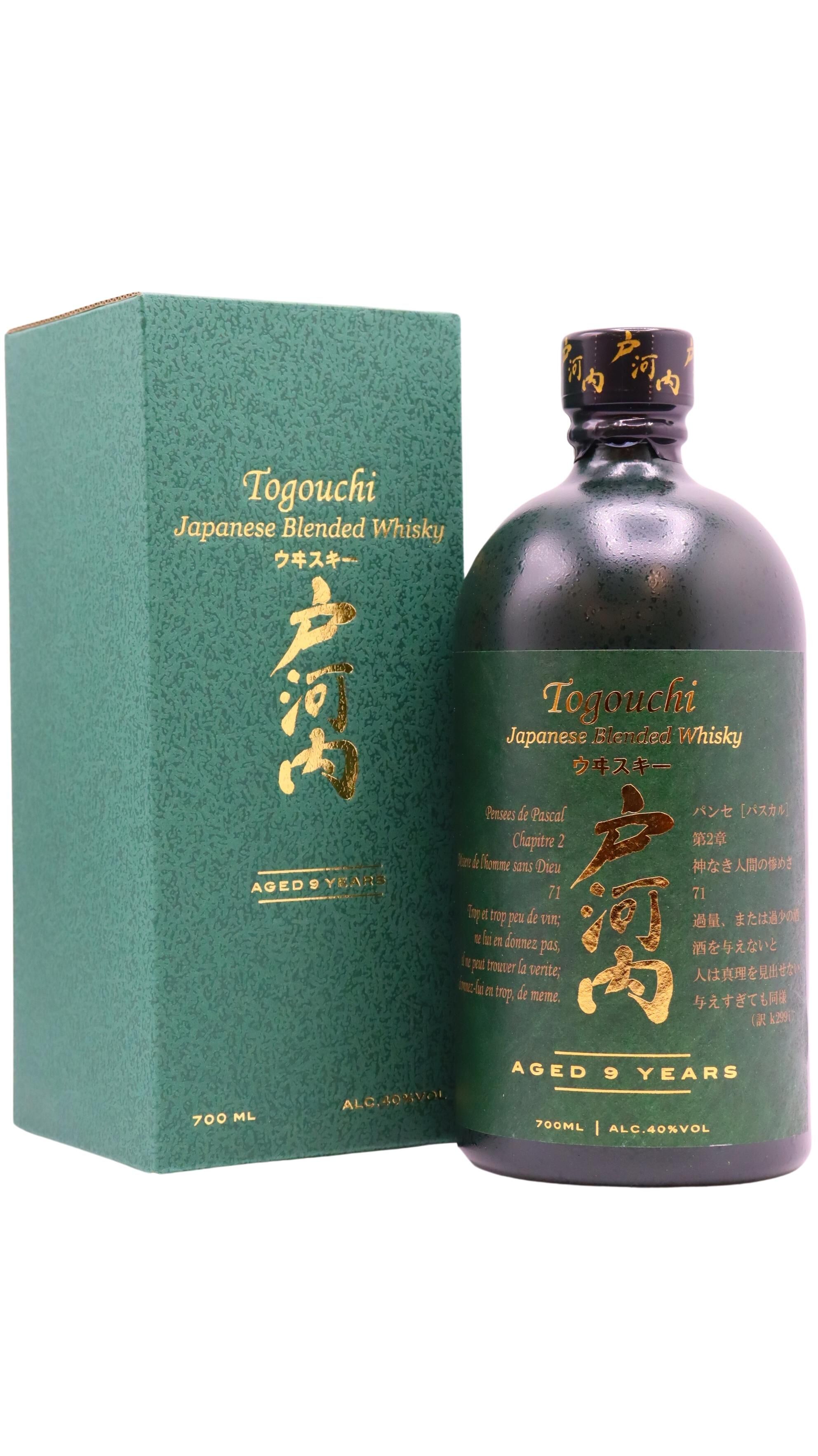 Togouchi - 9 year old Japanese Blended Whisky 70cl 40% ABV | Hard