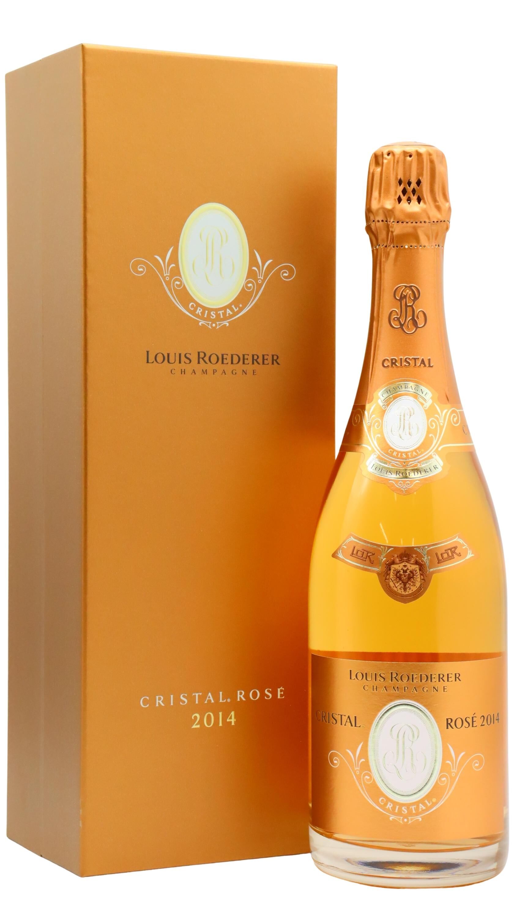Louis Roederer - Cristal Rose 2014 Champagne 75cl 12% ABV (Gift