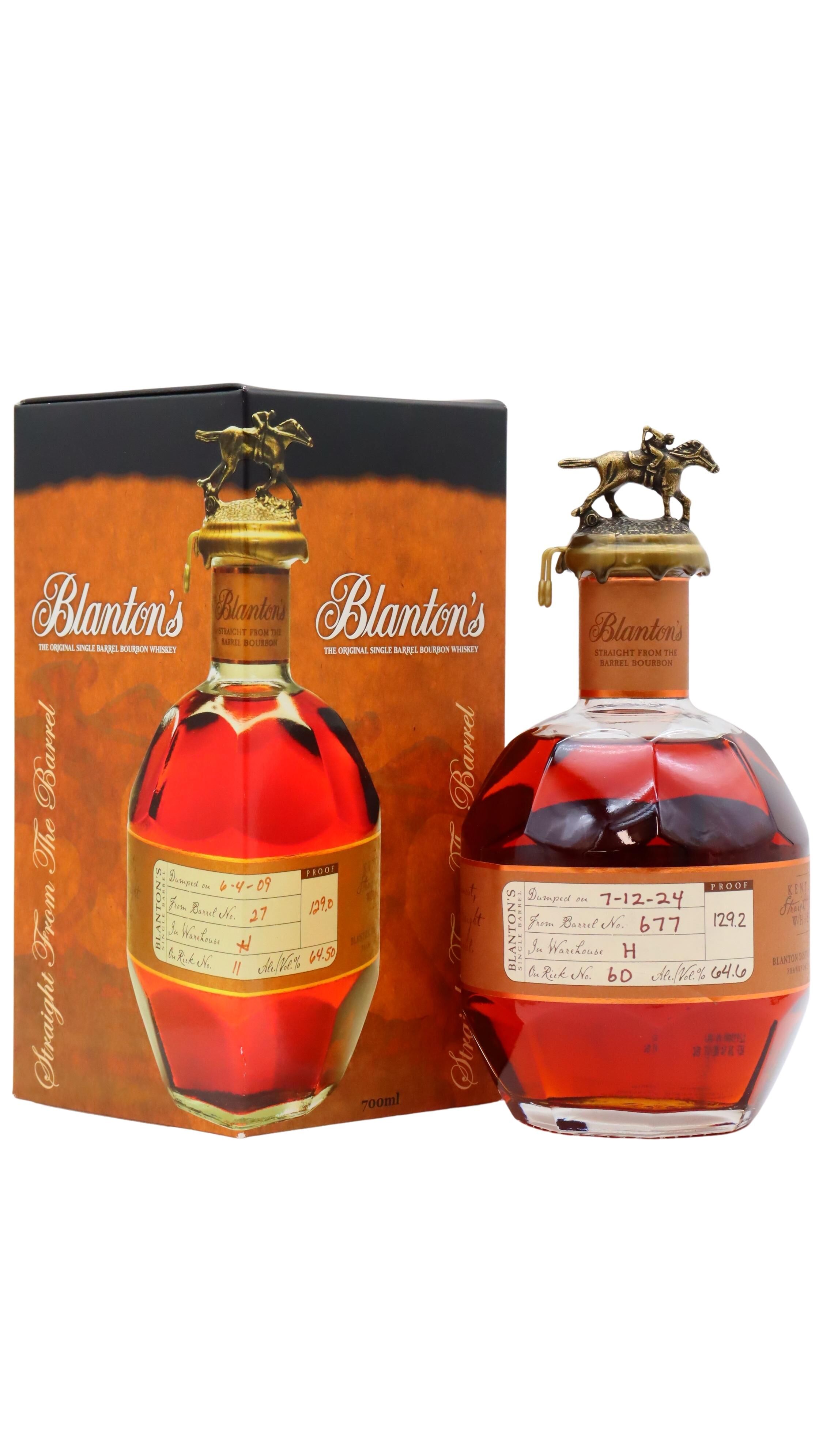 Blanton's - Straight From The Barrel - Letter 