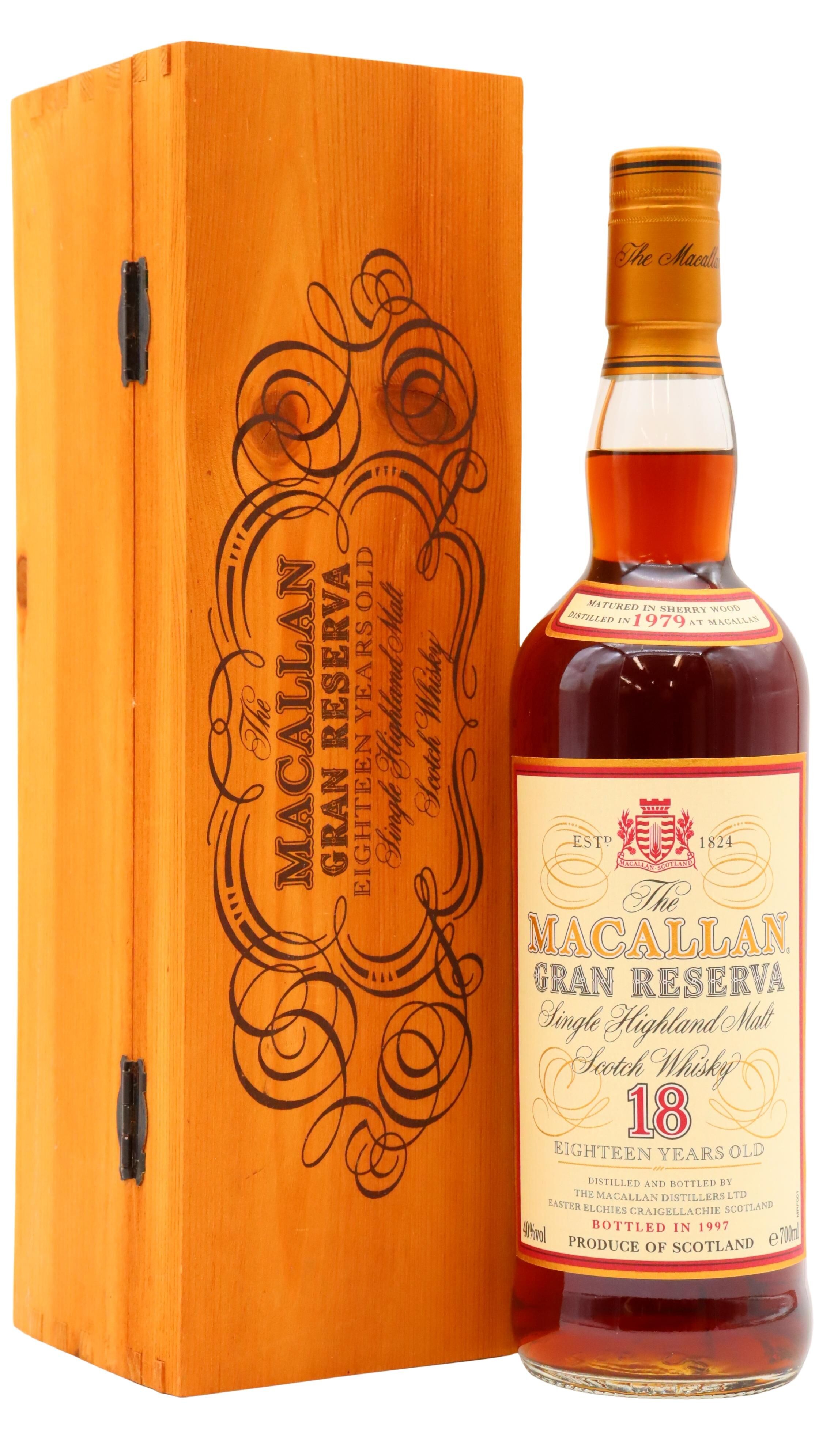 The Macallan 18 1997 700ml 未開封・箱付き The Macallan - 18 year old 1997 Release Gran Reserva Highland