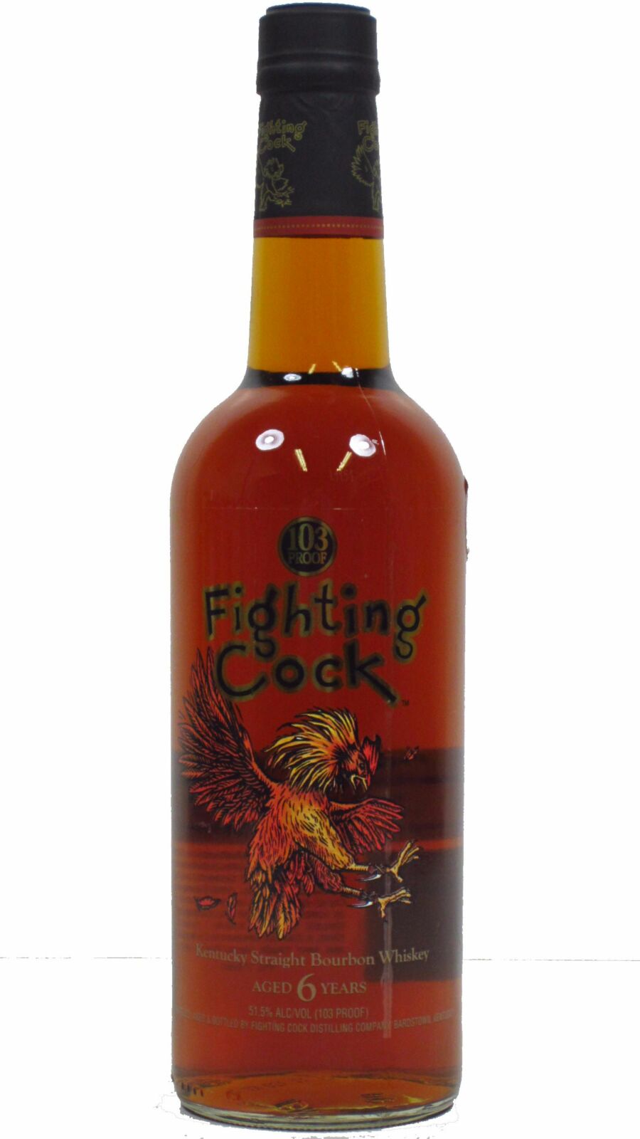 Fighting Cook 103PROOF AGED6YEARS Review: Fighting Cock Bourbon