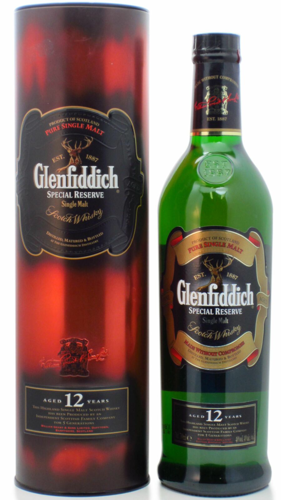 Glenfiddich Special Reserve 12年 ギフトボックス付 グレンフィディック 12年 スペシャル リザーブ 40% 700ml 箱付