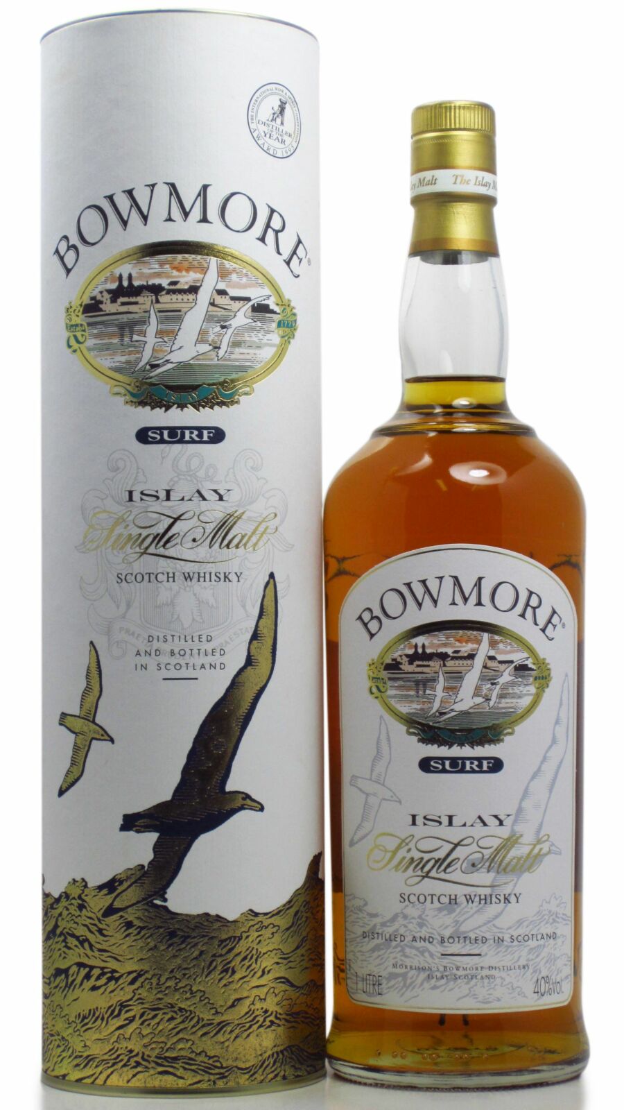 Bowmore - Surf Whisky (1 Litre) 100cl 40% ABV | Hard To Find