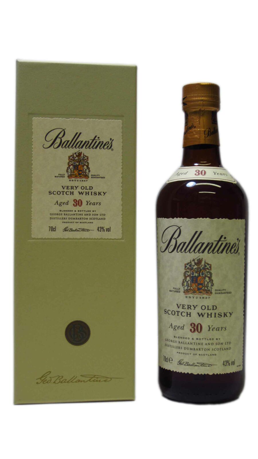 Ballantines - 30 year old Very Old Scotch Whisky 70cl 43% ABV