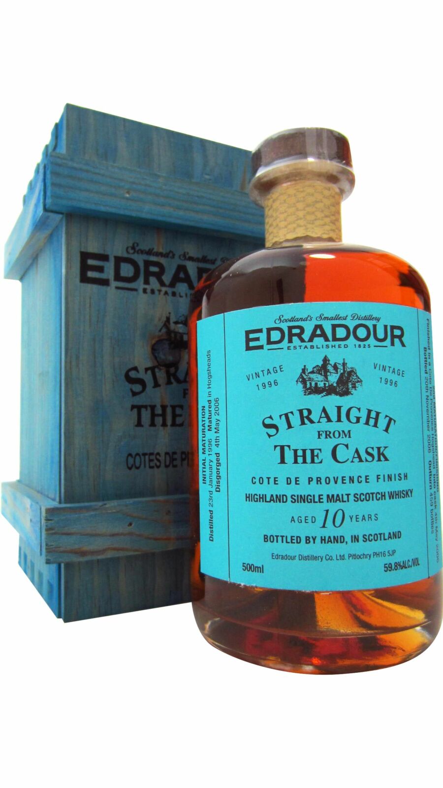 Edradour - Straight From The Cask - Cote De Provence Finish 1996