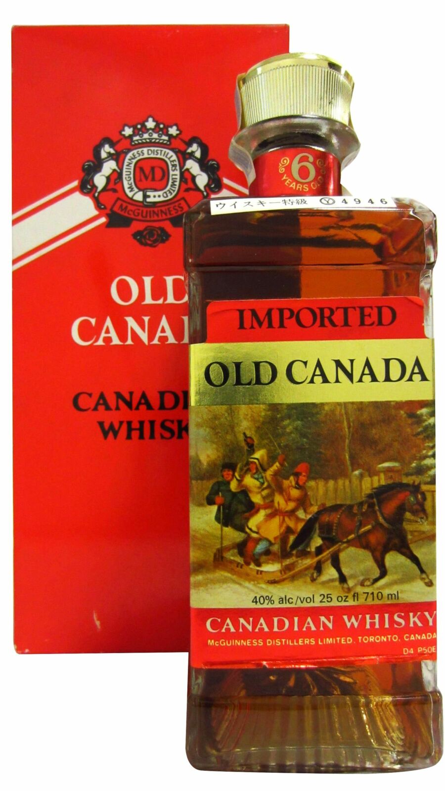 ウイスキー OLD  CANADIAN WHISKY Old Canada Mc Guinness Old Canada - Canadian Whisky - Whisky.com