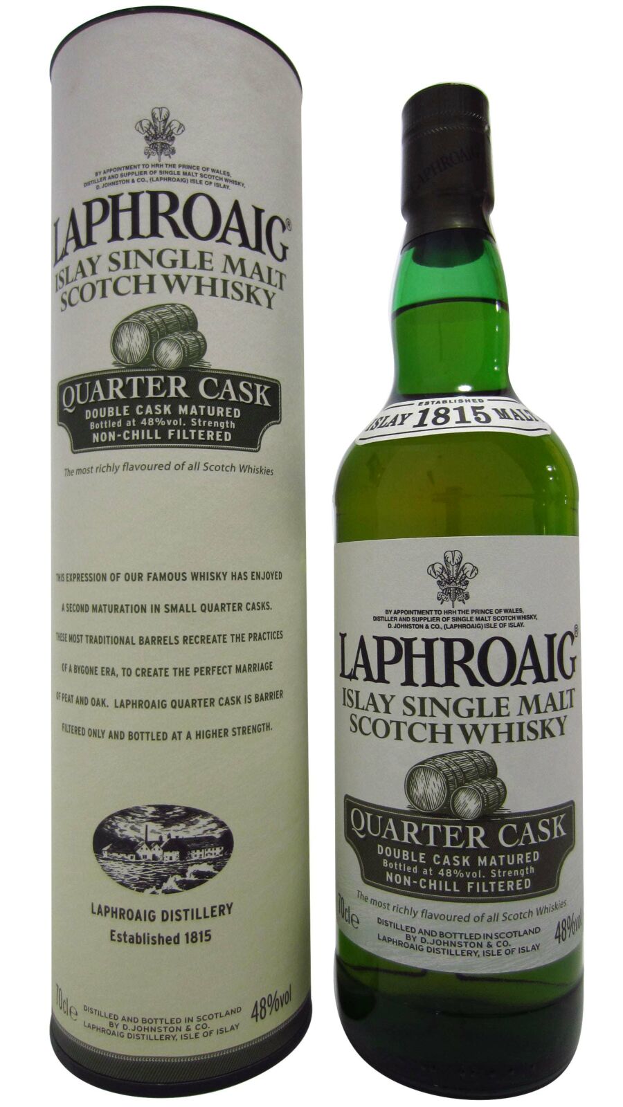 Laphroaig - Quarter Cask Whisky (Old Bottling) 70cl 48% ABV | Hard