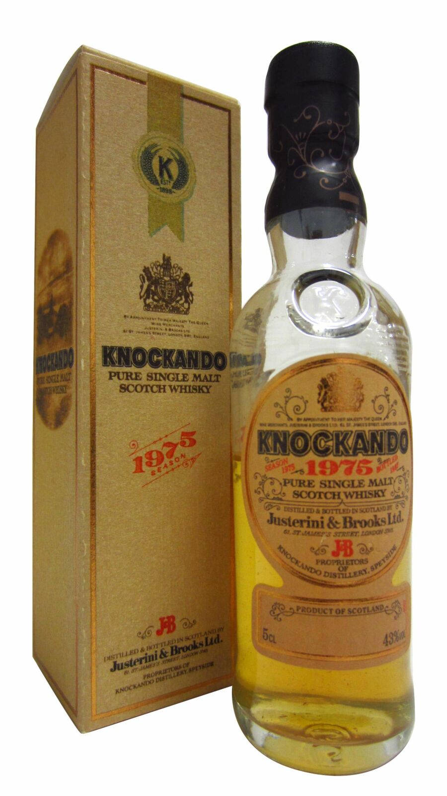 Knockando - Pure Single Malt 1975 12 year old Whisky Miniature 5cl