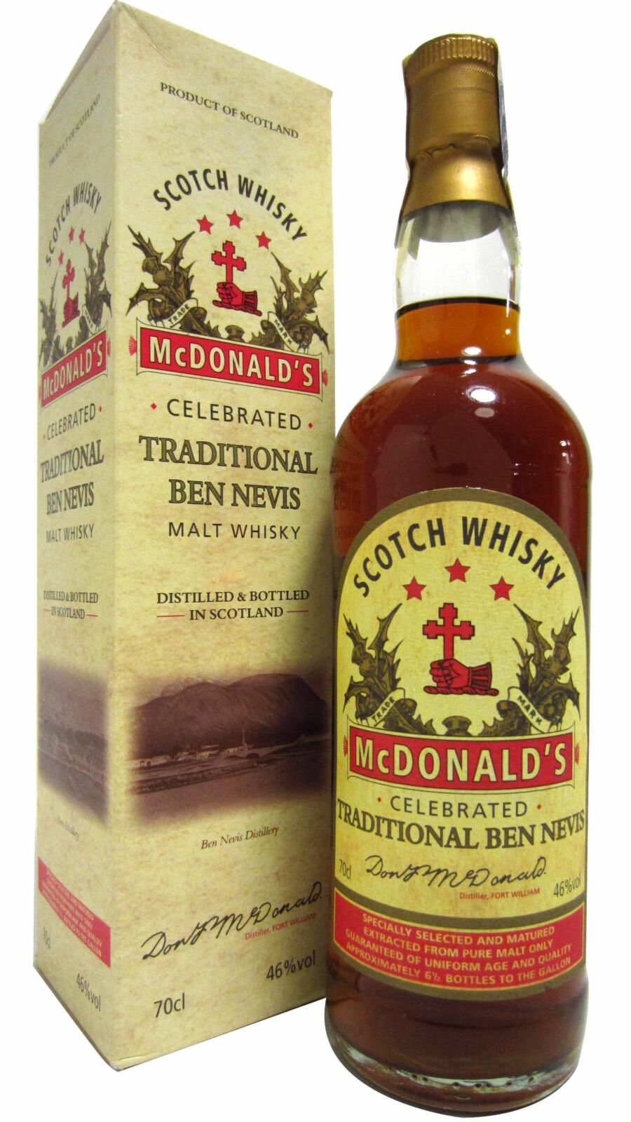 Ben Nevis - McDonalds Celebrated Traditional Whisky (Old
