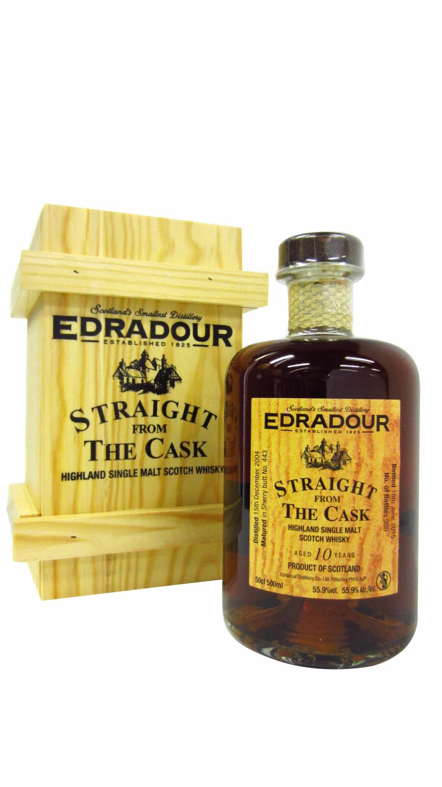 【未開栓】EDRADOUR STRAIGHT FROM THE CASK Edradour - Straight From The Cask - Single Cask #443 2004 10