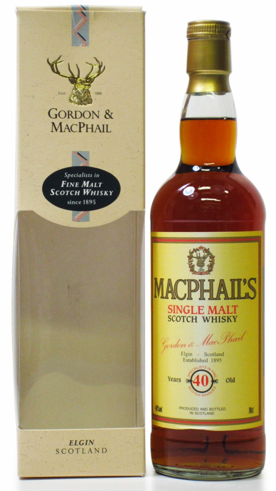Macphail's - Speyside Single Malt 40 year old Whisky 70cl 40% ABV