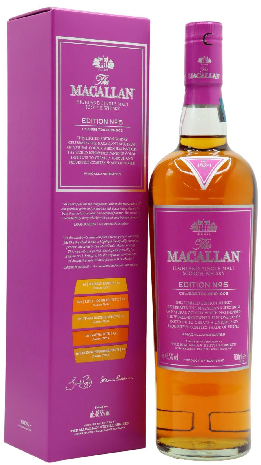 Macallan - Edition No. 5 - Highland Single Malt Whisky 70cl 48.5