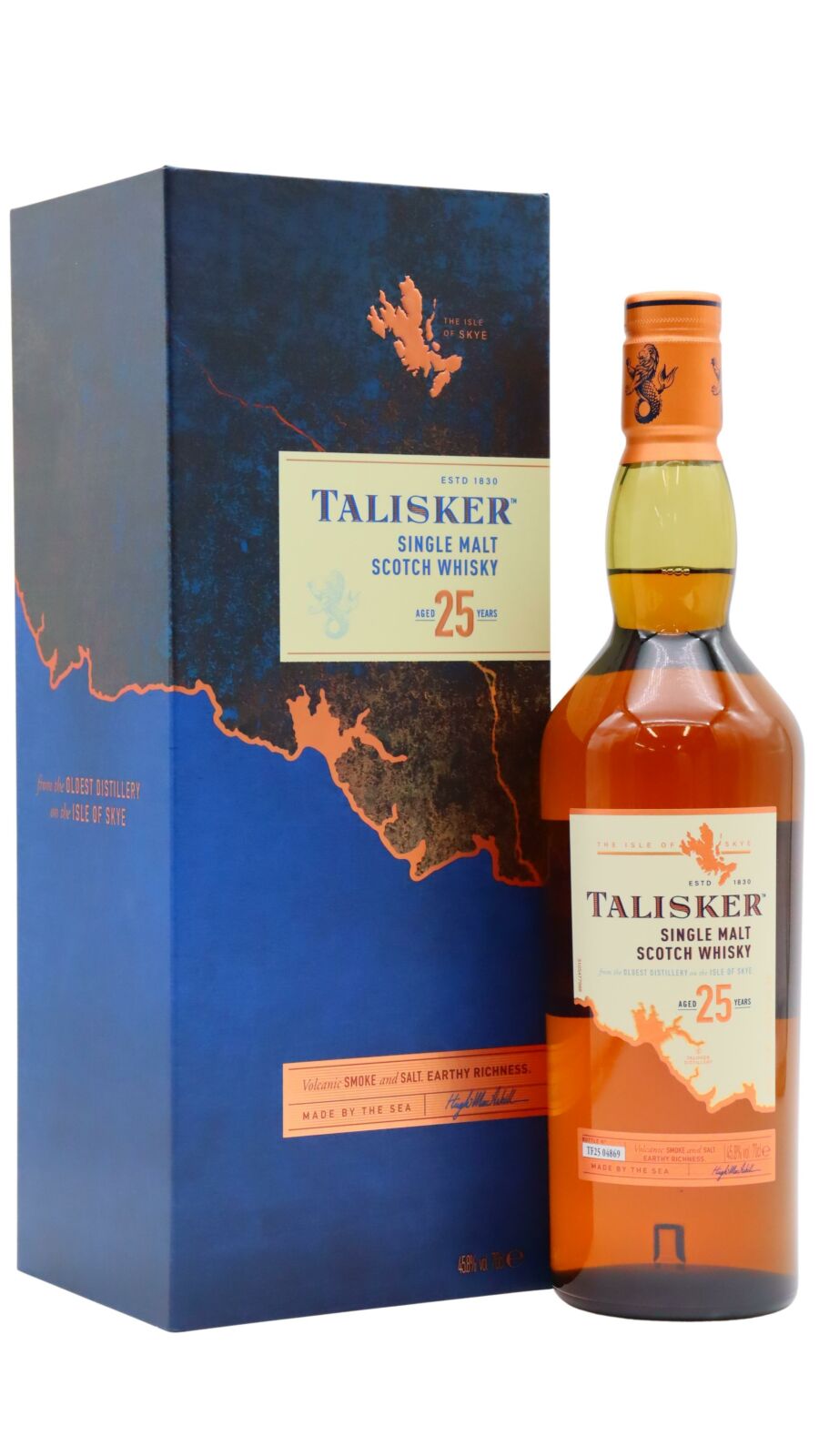 Talisker - 25 year old Single Malt Scotch Whisky 70cl 45.8% ABV