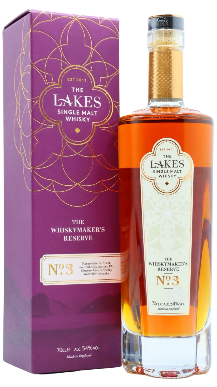 P*t様 【希少】ウイスキー　THE LAKES シングルモルト　No.3 The Lakes - The Whiskymaker's Reserve No. 3 English Single Malt