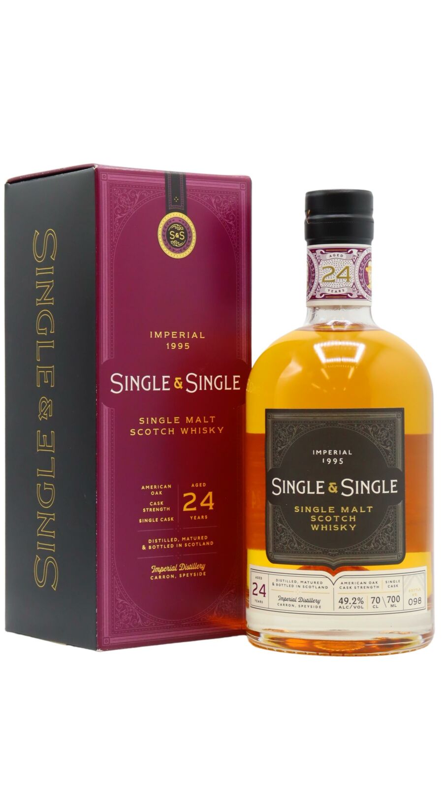 IMPERIAL　ウィスキー Imperial (silent) - 24 year old Single & Single - Single Cask 1995