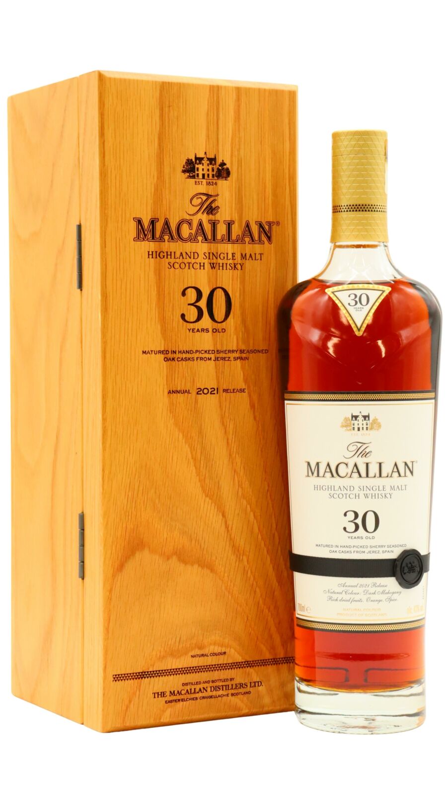 Macallan - 30 year old 2021 Release Sherry Oak Highland Single