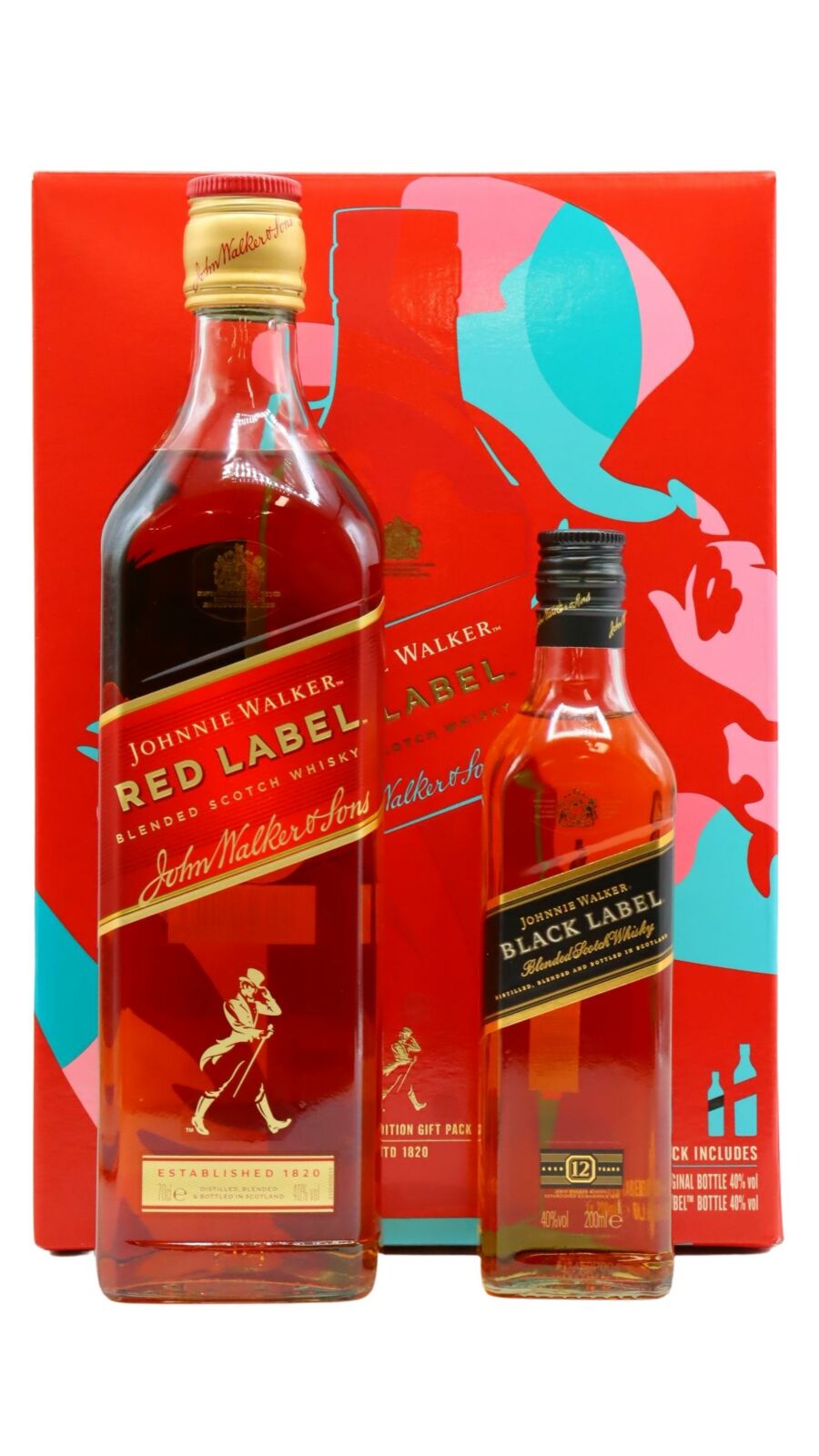 ウイスキー Johnnie Walker Red&BlackLabel Set Amazon.co.jp: 【2本セット】ジョニーウォーカー ブラックラベル