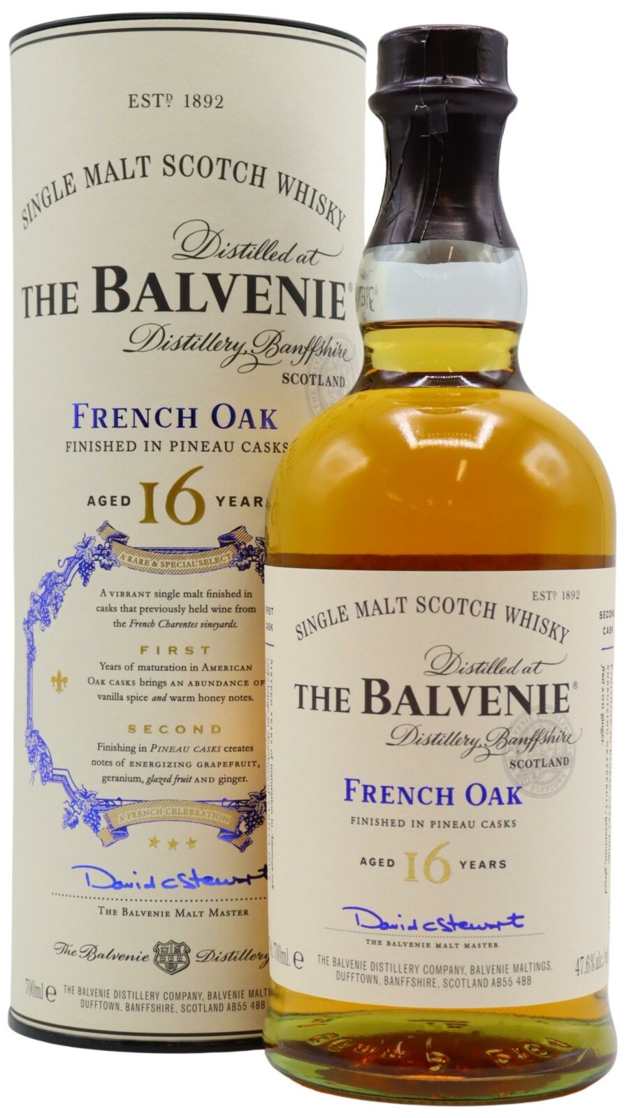 ウイスキー THE BALVENIE FRENCH OAK 16 YEARS Balvenie 16 YO French Oak Pineau Casks 47.6% 0.7l Whisky