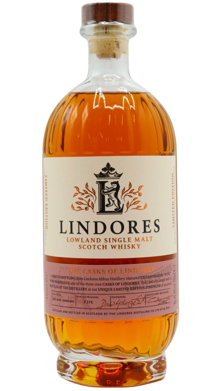 Lindores - The Casks Of Lindores - STR Wine Barrique Lowland