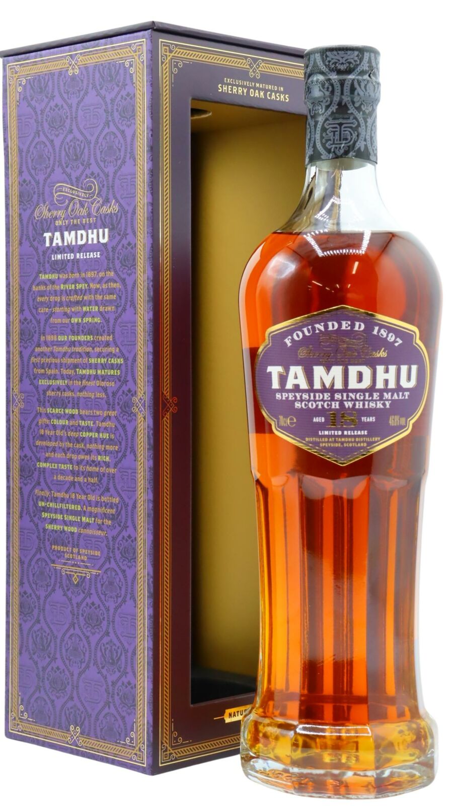 Tamdhu - 18 year old Speyside Single Malt Scotch Whisky 70cl 46.8