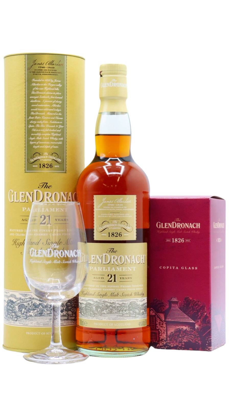 Glendronach - 21 year old Parliament Single Malt Scotch Whisky