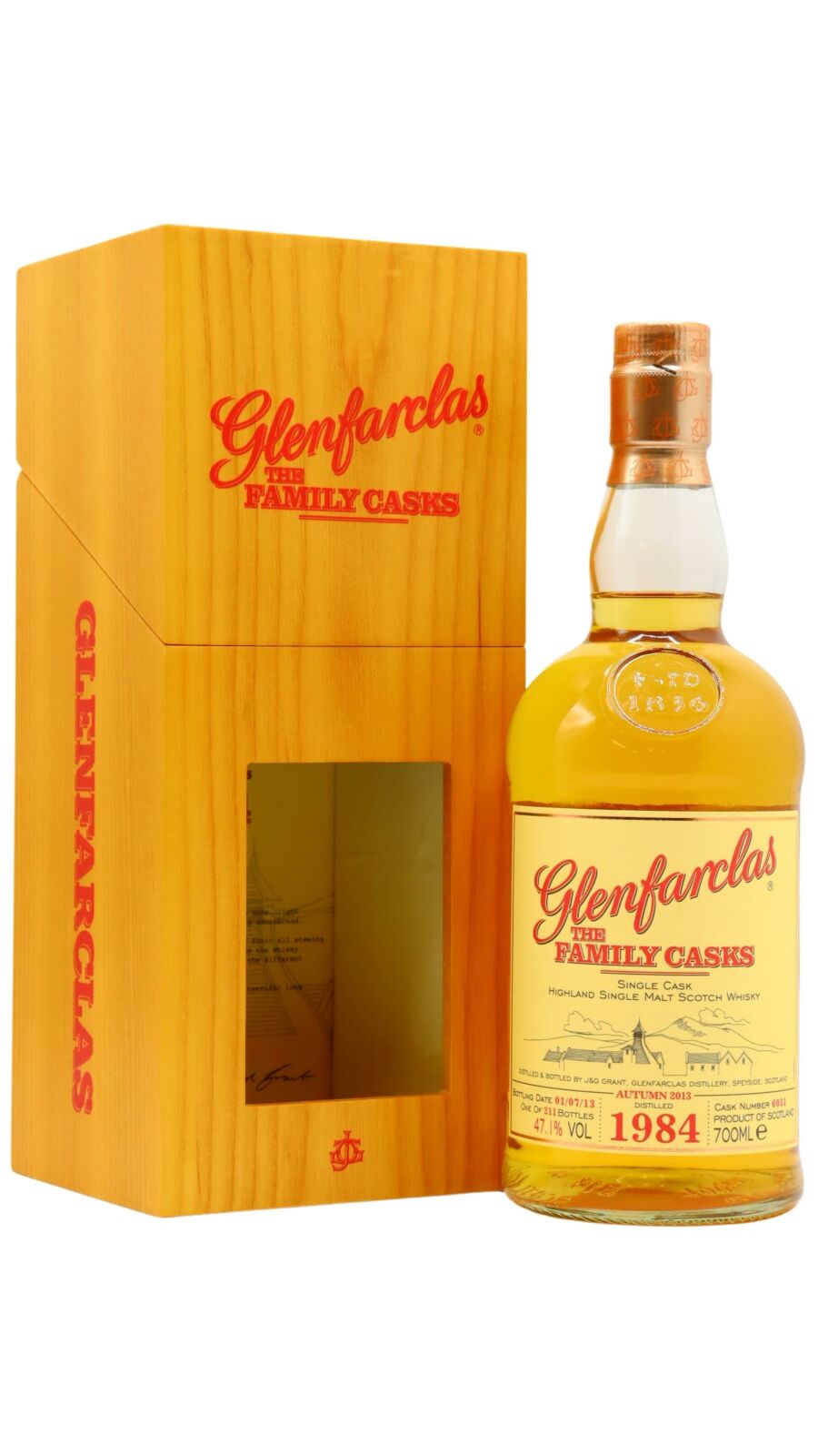 Glenfarclas - 29 year old The Family Casks #6031 Autumn 2013 1984