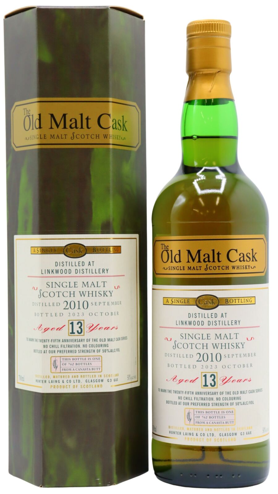 インチガワー The Old Malt Cask 21年 Linkwood - 13 year old Old Malt Cask 25th Anniversary Single