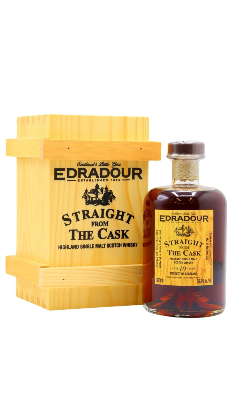 Edradour - 10 year old Straight From The Cask - Sherry Cask Finish