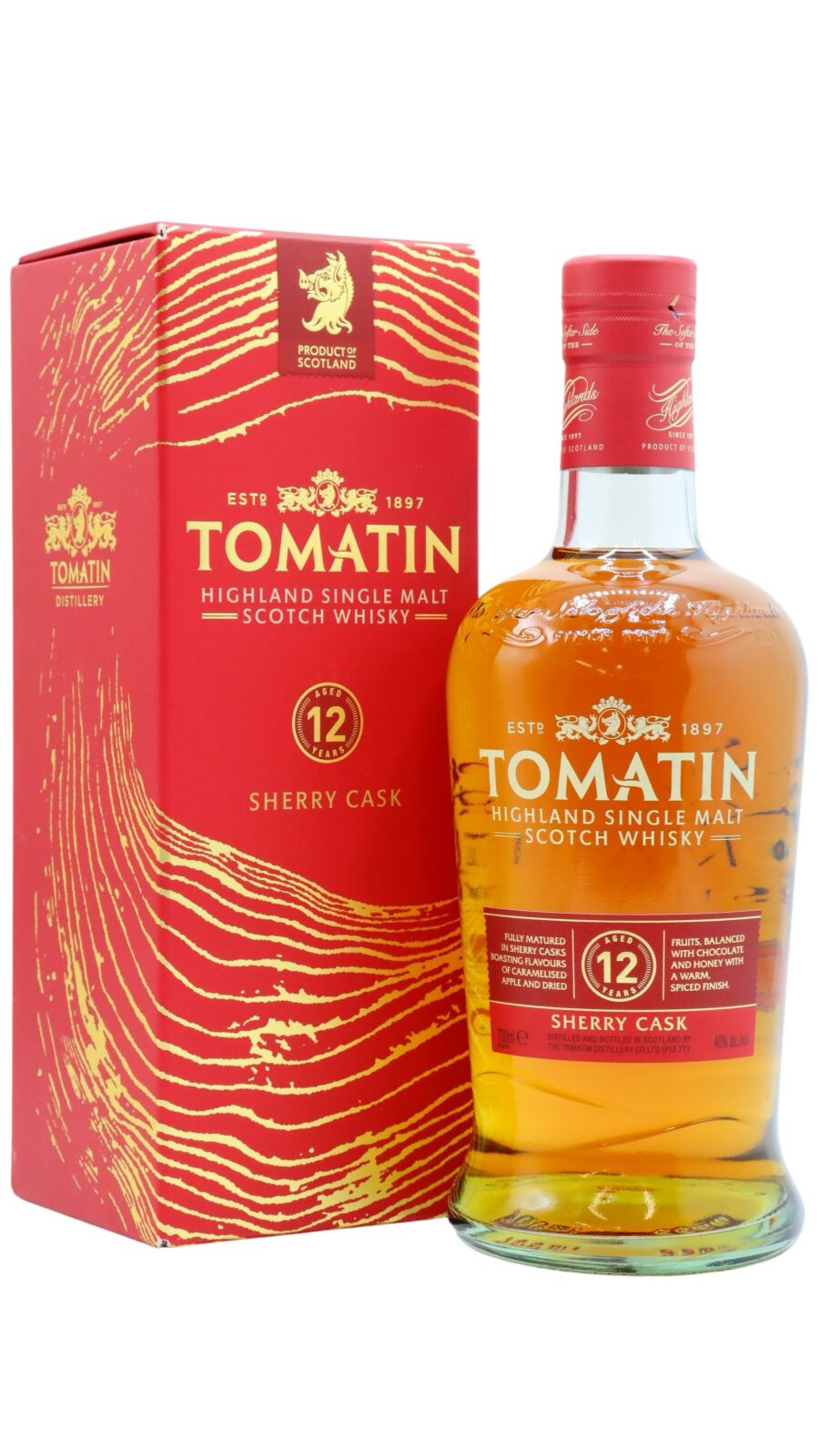 Tomatin - Sherry Cask Matured Highland Single Malt 12 year