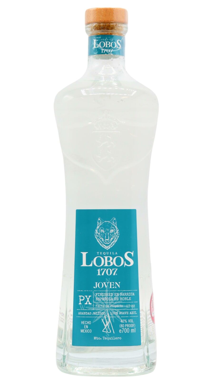 Lobos 1707 - Joven Blanco Tequila (LeBron James) 70cl 40% ABV