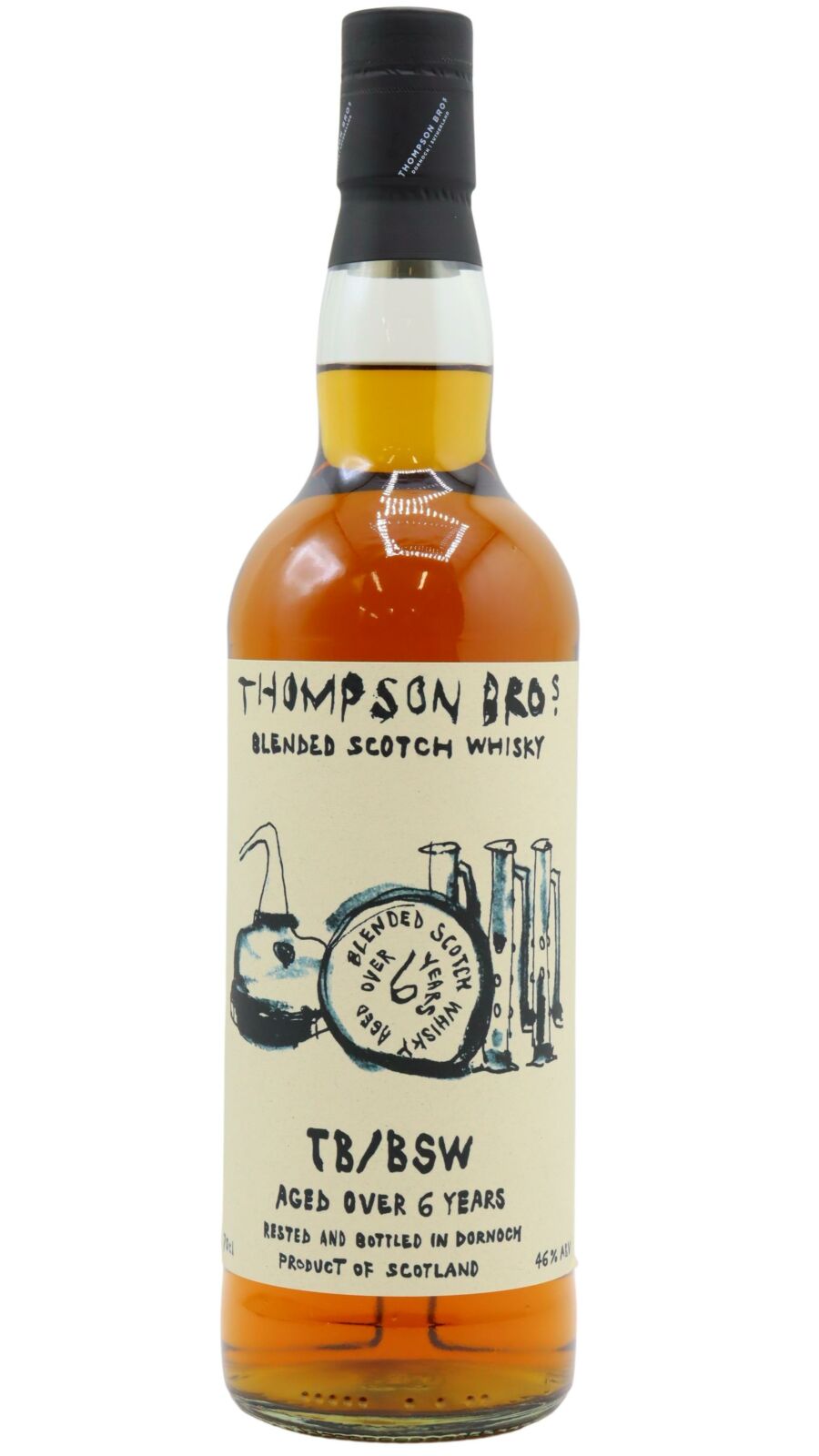 Thompson Bros - TB/BSW Blended Scotch 6 year old Whisky 70cl 46