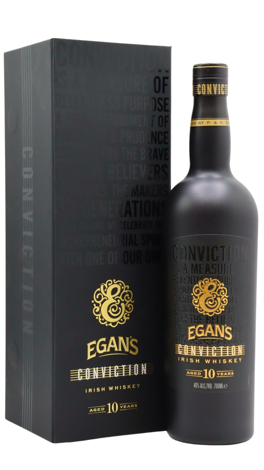 Egan's - 10 year old Conviction Irish Whiskey 70cl 46% ABV | Hard