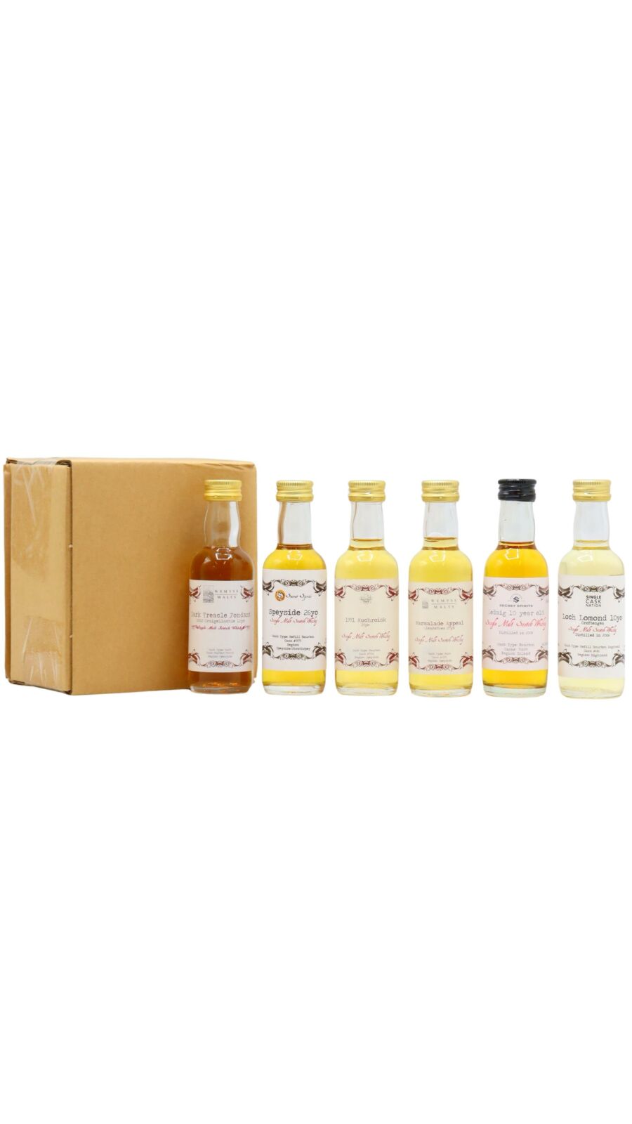 Mystery Scotch Whisky - Premium Miniature Selection Box Whisky 5cl