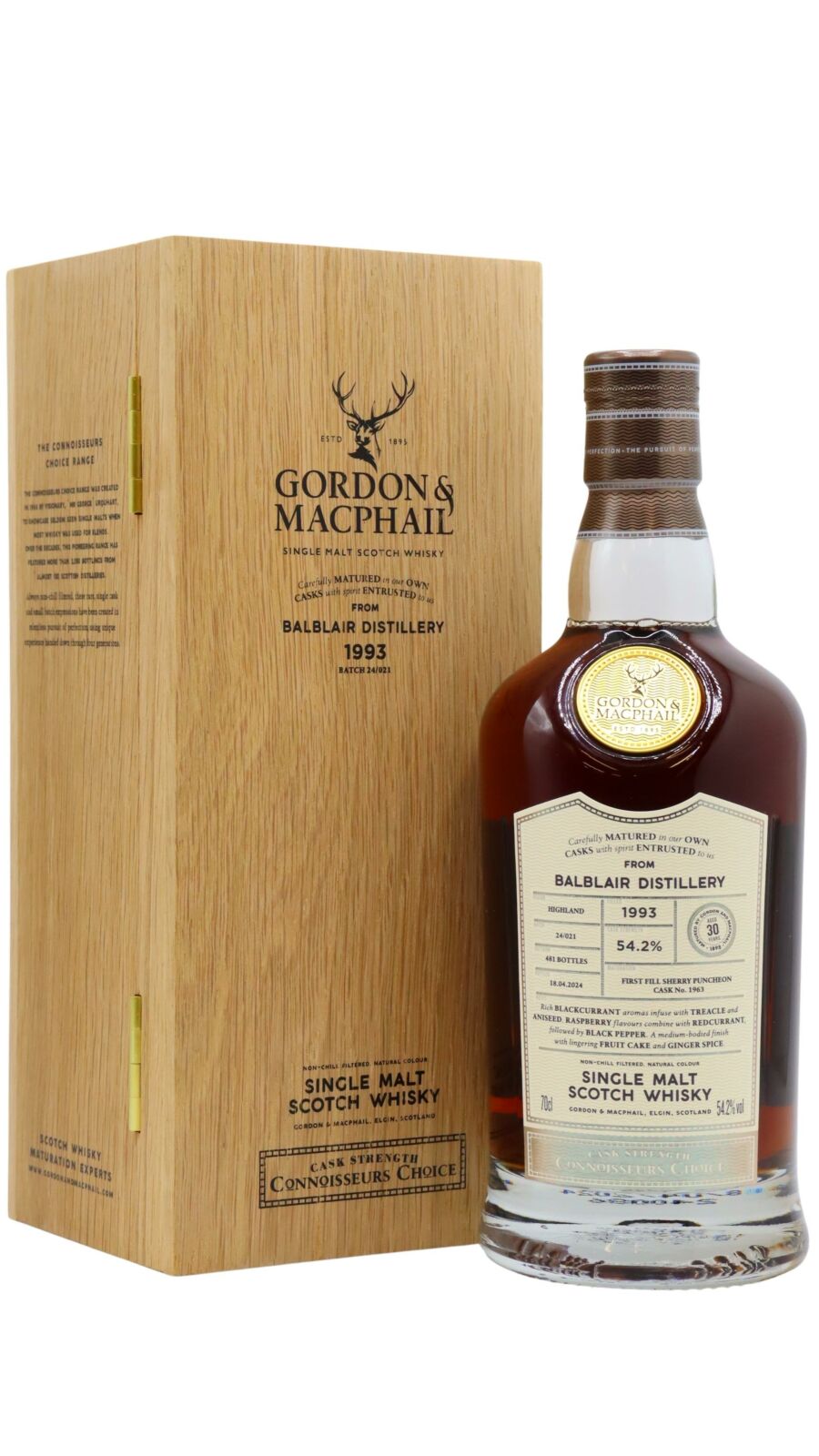 Balblair - Connoisseurs Choice Single Cask #1963 1993 30 year old