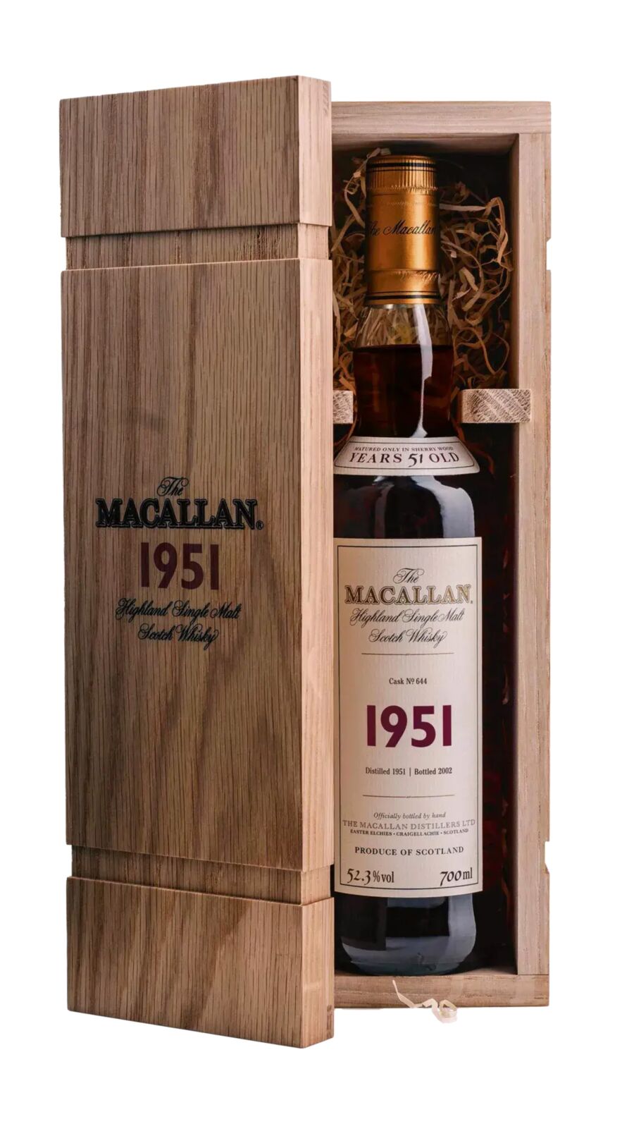 The Macallan - 51 year old Fine & Rare Single Cask #644 1951